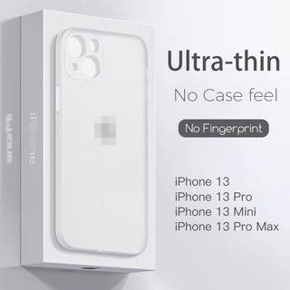 ภาพหน้าปกสินค้าเคสโทรศัพท์มือถือ แบบบางพิเศษ เนื้อแมตต์ 0.4 มม. สําหรับ iPhone 13 12 Pro Max Mini ที่เกี่ยวข้อง