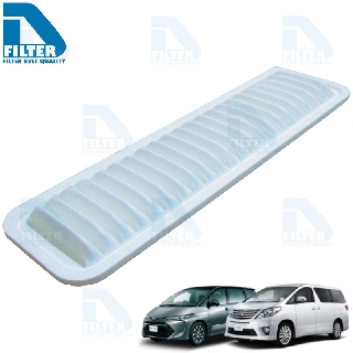 กรองอากาศ Toyota โตโยต้า Alphard Hybrid 2009-2014 (เครื่อง 2.4),Estima Hybrid 2015-2019 (เครื่อง 2.4) By D Filter DSKA08