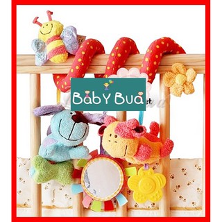 ราคาBabyBua ELC โมบายพันเตียง พันรถเข็น พันคาร์ซีท SALE ผึ้งน้อยและผองเพื่อน โมบายเกลียว ของเล่นเสริมพัฒนาการ พร้อมส่ง