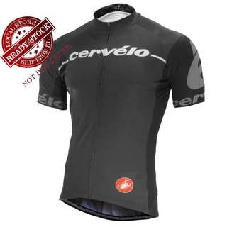 Cervelo ขี่จักรยานย์ด้านบนด่วนแห้งแขนสั้นจักรยานถนนเสื้อจักรยานเกียร์ใหม่แข่งดาวน์ฮิลล์เสื้อขี่จักรยานย์จักรยานเสือภูเขารถจักรยานยนต์เสื้อเสื้อผ้าขี่จักรยานจักรยานกลางแจ้งย์/กางเกง/ชุด