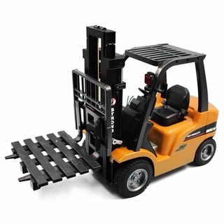 รถโฟล์คลิฟท์-huina-1577-รถยก-forklift-double-eagle-loader-รถบรรทุกเครน-รถบังคับ-รถบังคับวิทยุ-1-10-2-4ghz-rc