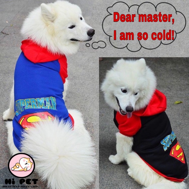 dandan-big-dog-clothes-superman-pet-clothes-เสื้อผ้าสัตว์เลี้ยงแห่งส