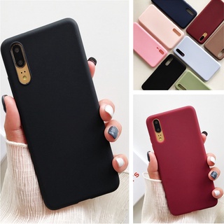 เคสซิลิโคน สีพื้น กรณีโทรศัพท์มือถือ Xiaomi Redmi 9A 9C 8 8A Poco X3 NFC Pro F2 F3 M3