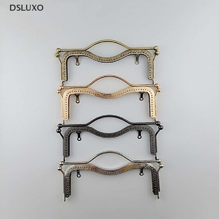 Dsluxo ที่จับกระเป๋าถือ ตะขอล็อก ทรงโค้ง DIY แฟชั่นสําหรับผู้หญิง 1 ชิ้น