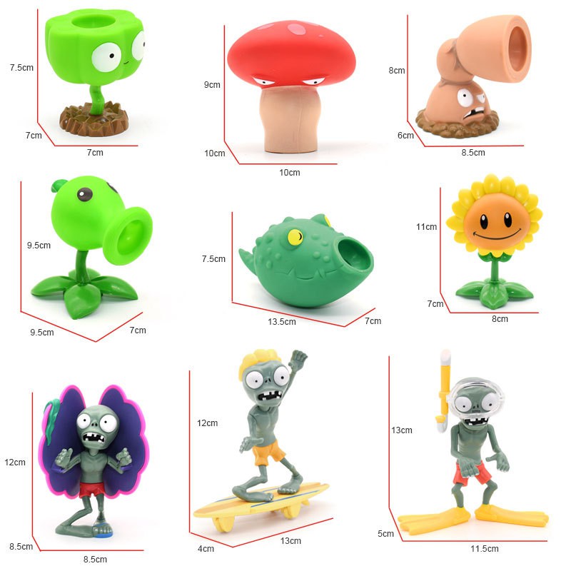 ภาพสินค้าของเล่นเด็ก พืช ซอมบี้ พืชซอมบี้ ของเล่นโมเดล Plants vs Zombies /ฟิกเกอร จากร้าน newobject.th บน Shopee ภาพที่ 4