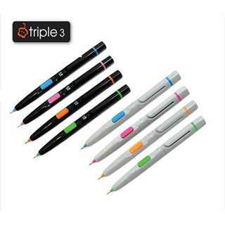 Triple3 ดินสอกด 0.5 mm Mechanical Pencil Clickpoint