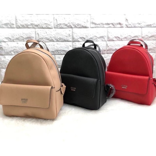 แท้-new-guess-saffiano-backpack-bag-กระเป๋าสะพายหลัง