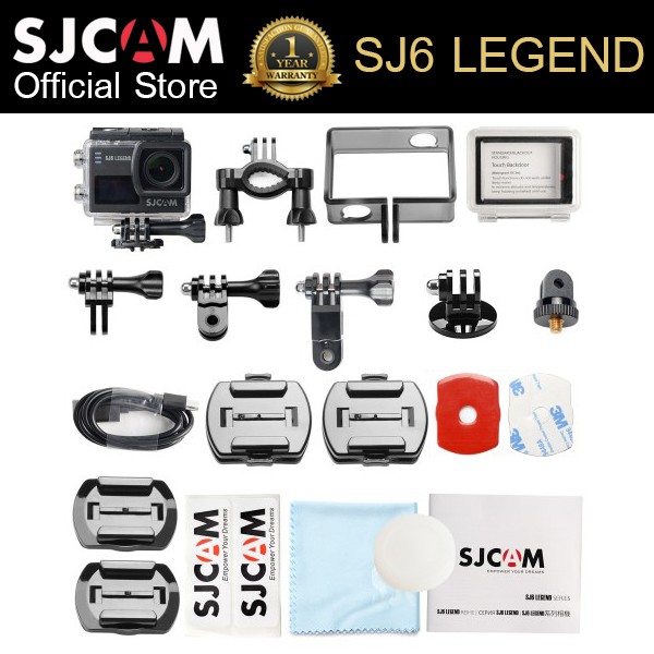 ภาพสินค้าSJCAM SJ6 LEGEND 4K 24fps 16Mp/Gyro/ExternalMIC/Touch Screen/ LCD 2.0" Action Camera ประกัน 1ปี กล้องกันน้ำ กล้องติดหมวก จากร้าน sjcam_officialstore บน Shopee ภาพที่ 4