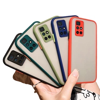 เคสกันกระแทก Redmi 10 เคสมือถือ Case Xiaomi เคสเสี่ยวมี่ เรดมี ปุ่มสีผิวด้าน TPU CASE ส่งจากไทย