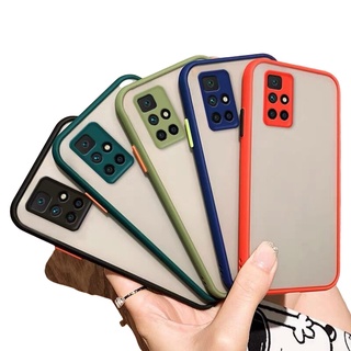 ส่งจากไทย เคสมือถือ Case Xiaomi Redmi 10 เคสเสี่ยวมี่ เรดมี เคสกันกระแทก ปุ่มสีผิวด้าน TPU CASE