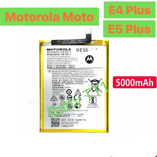 แบตเตอรี่ แท้ Motorola Moto E4 Plus / E5 Plus XT1773 XT1775 XT1771 XT1774 HE50 5000mAh ประกัน 3 เดือน
