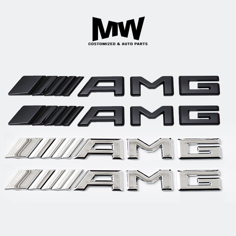 ราคาและรีวิว**พร้อมส่ง**สติ๊กเกอร์ AMG ปีล่าสุด (Emblem AMG)