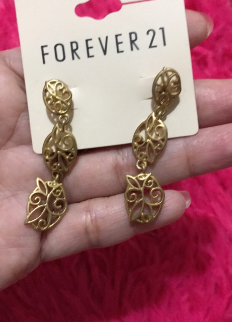 ส่งฟรี-ต่างหูแนวเรโทร-forever-21