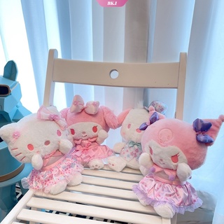 SANRIO ตุ๊กตานุ่ม รูปการ์ตูน Hello Kitty My Melody Cinnamoroll น่ารัก เหมาะกับของขวัญวันเกิด สําหรับเด็กผู้หญิง