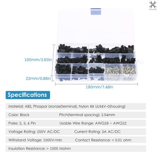 ภาพขนาดย่อของภาพหน้าปกสินค้าชุดตัวเชื่อมต่อ Jst SM 2.54 มม. พิช 2 พิน 3 พิน 4 พิน ตัวเมีย และตัวผู้ สําหรับสายจัมเปอร์ ริบบิ้น พัดลม PC หัวหุ่นยนต์เครื่องพิมพ์ DIY 480 ชิ้น จากร้าน toolhelper.th บน Shopee ภาพที่ 1