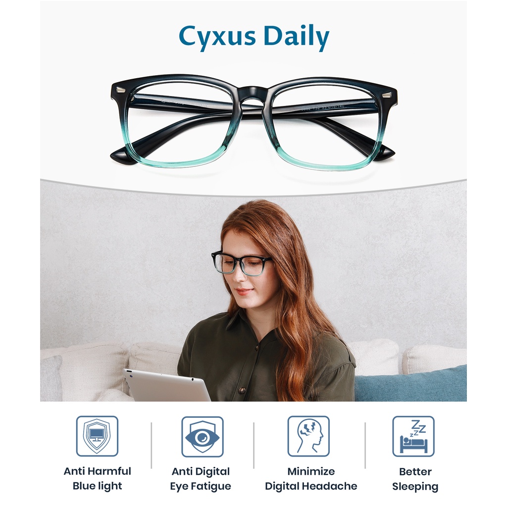 cyxus-แว่นตา-กันแสงสีฟ้า-ไล่โทนสีฟ้า-แฟชั่น-สําหรับทุกเพศ-8082t32