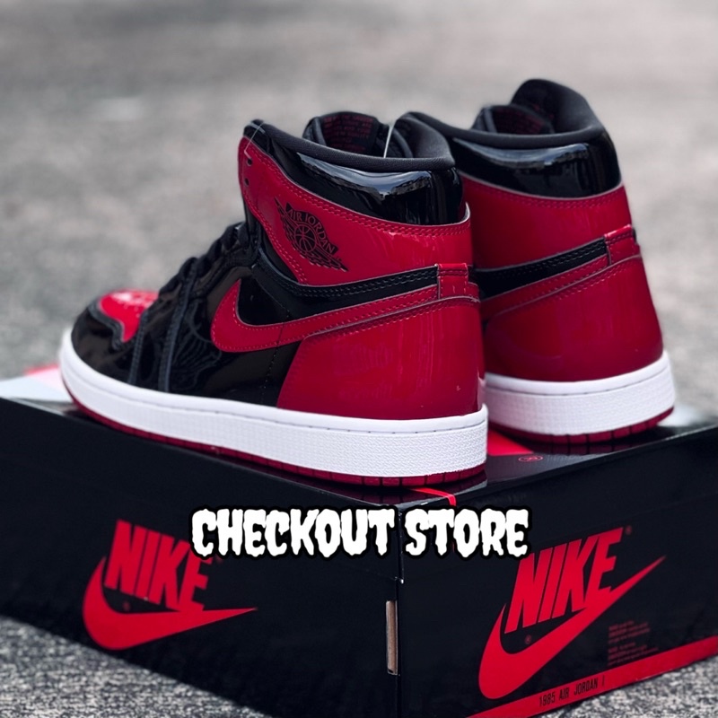 nike-air-jordan-1-retro-high-og-patent-bred-แท้