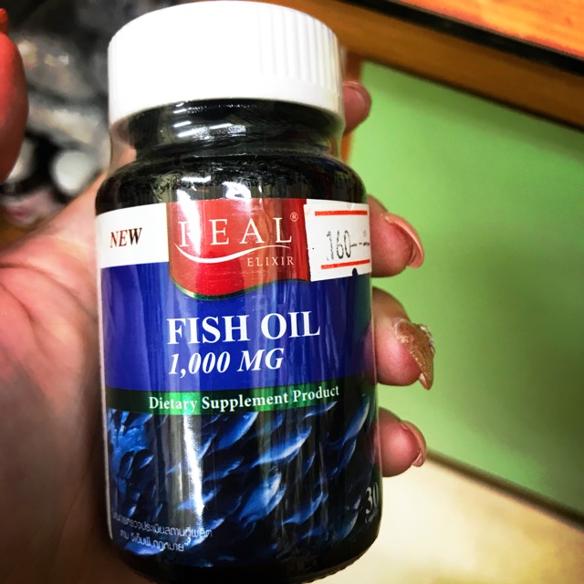 น้ำมันปลา Real elixir Fish oil จำนวน 30 แคป | Shopee Thailand