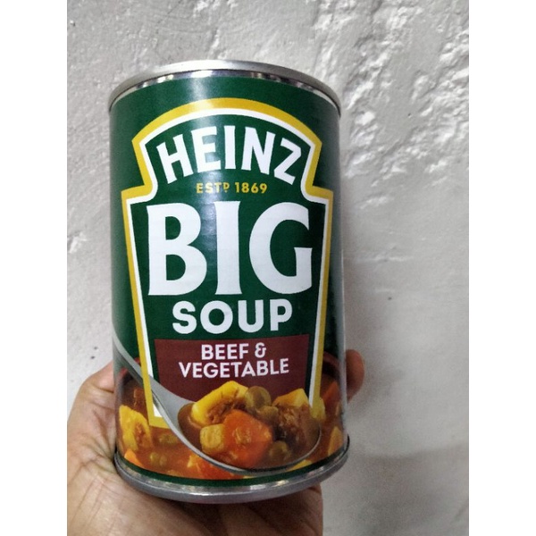 Heinz Big Soup Beef & Vegetable ซุป กระป๋อง ไฮนซ์400 กรัม Shopee Thailand