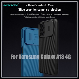 Nillkin เคสโทรศัพท์มือถือ PC แข็ง ป้องกันเลนส์กล้อง แบบสไลด์ หรูหรา สําหรับ Samsung Galaxy A13 4G