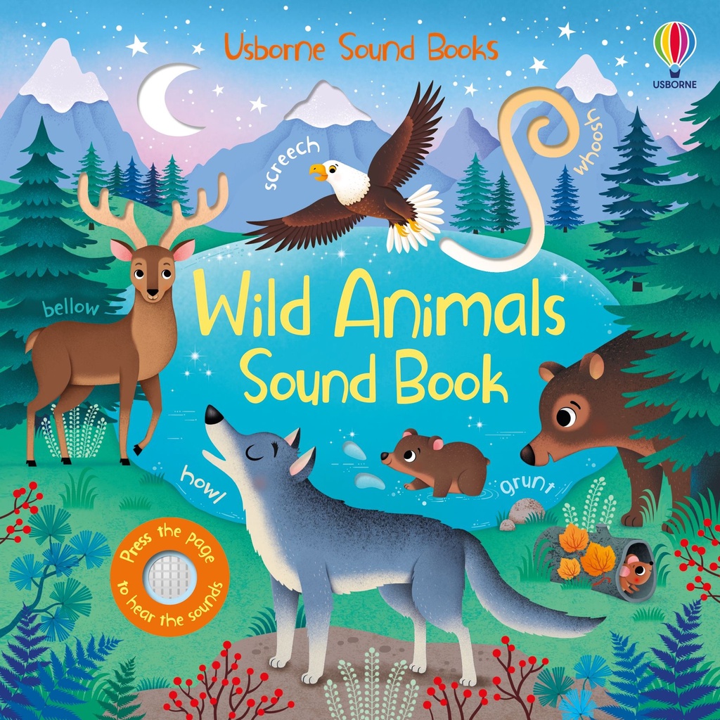 หนังสือนิทานภาษาอังกฤษ-wild-animals-sound-book-sound-books