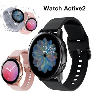 ภาพหน้าปกสินค้าสายนาฬิกาข้อมือซิลิโคน Samsung Galaxy Watch Active 2 ขนาด 40 มม. 44 มม. Active 2 20 มม. ซึ่งคุณอาจชอบราคาและรีวิวของสินค้านี้