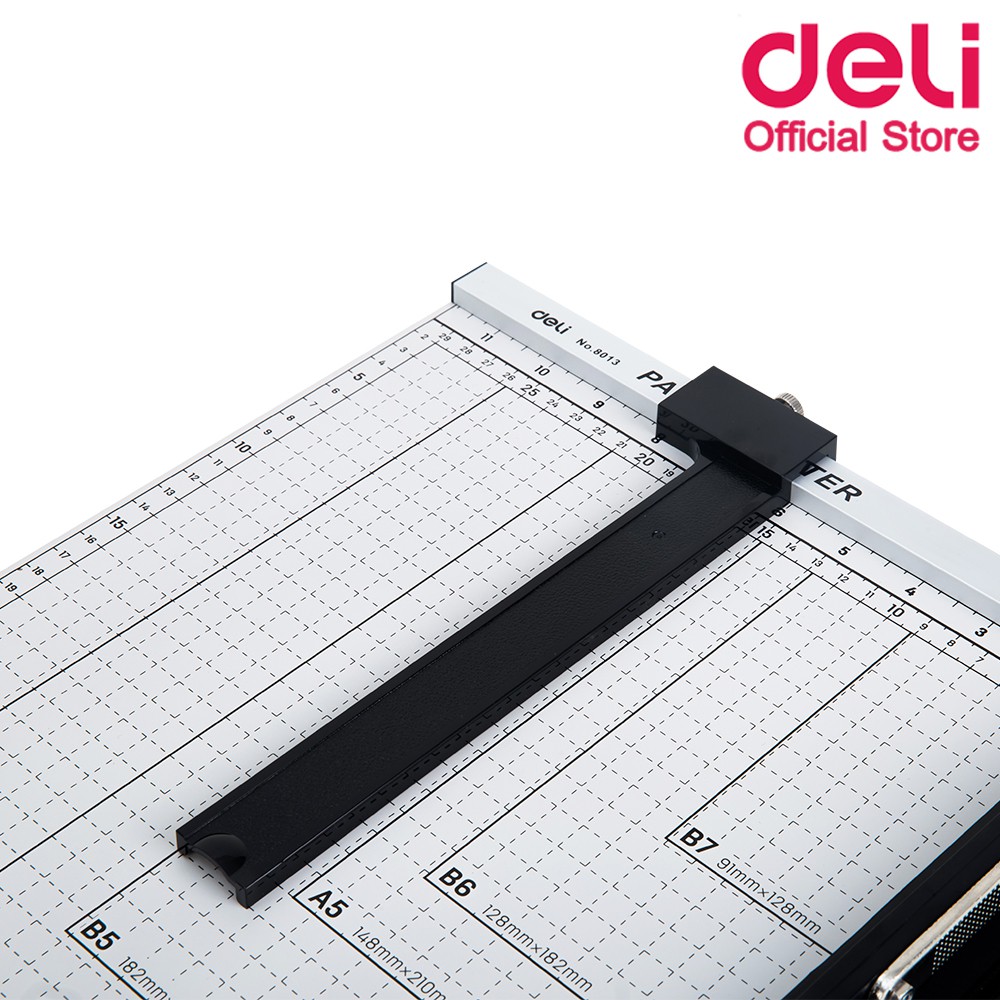 deli-8013-lever-paper-trimmer-แท่นเหล็กตัดกระดาษ-ขนาด-b4-380-x-300mm-แท่นตัดกระดาษ-ที่ตัดกระดาษ-อุปกรณ์สำนักงาน-school