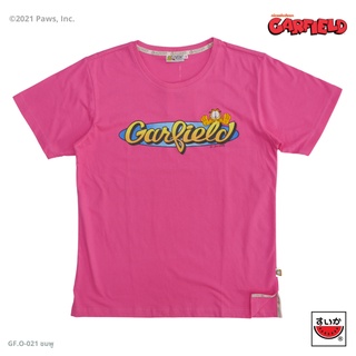 แตงโม (SUIKA) - เสื้อยืดคอกลมการ์ฟิลด์ ลายอักษรการ์ฟิลด์ (GF.O-021)