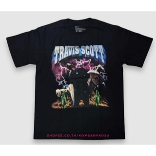 เสื้อยืดผ้าฝ้ายเสื้อยืด Travis Scott tour 2015 / hiphop /rapperL XL  XXL 3XL