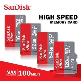 ภาพหน้าปกสินค้าCOD Sandisk Ultra MicroSD Cardการ์ดหน่วยความจำวิดีความเร็วสูงสุด 120 MB/s Class10 A1ความจุ32/64/128/256GB Memory Card ซึ่งคุณอาจชอบสินค้านี้