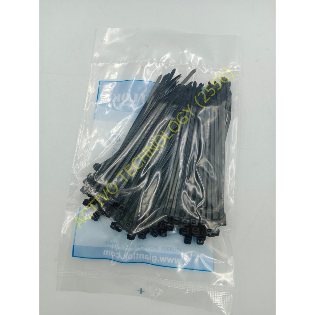 cable-tie-เคเบิ้ลไทร์-สายรัด-ขนาด-4-6-8-10-12-สีดำ-giantlok