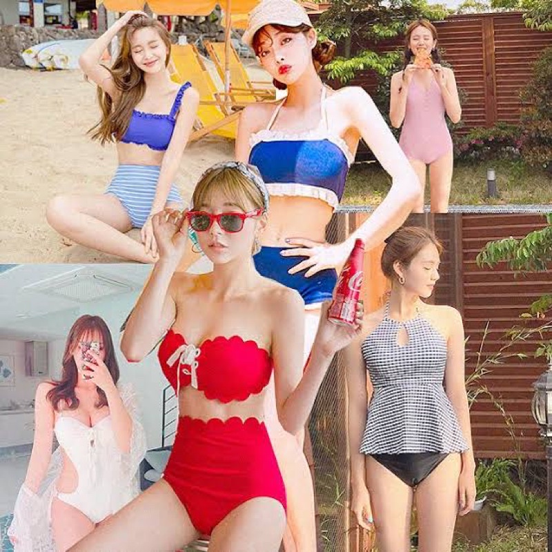 ชุดว่ายน้ำงานนำเข้า-bikini-เฉพาะไลฟสดเท่านั้น