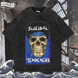 เสื้อยืด พิมพ์ลาย Suicidal TENDENCIES OVERSIZE WASHING VINTAGE TEE สําหรับผู้ชาย | เสื้อยืด โอเวอร์ไซส์ | เสื้อยืด ขนาดใ