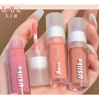 【Lovelin】บลัชออน เนื้อลิขวิด โมโนโครม ธรรมชาติ เนื้อฝุ่น สีม่วง สําหรับผู้หญิง