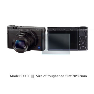 สินค้า กระจกนิรภัยป้องกันหน้าจอสำหรับ Sony RX100M6 RX100M5 RX100M4 RX100M3 RX100M2 RX100 กล้องฟิล์มฟิล์มนิรภัยฟิล์มป้องกัน HD