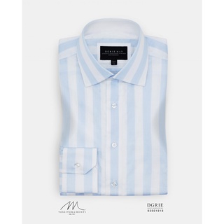 Monti: Summer Blue Stripe Shirts: เสื้อเชิ้ตสีฟ้าลายทาง