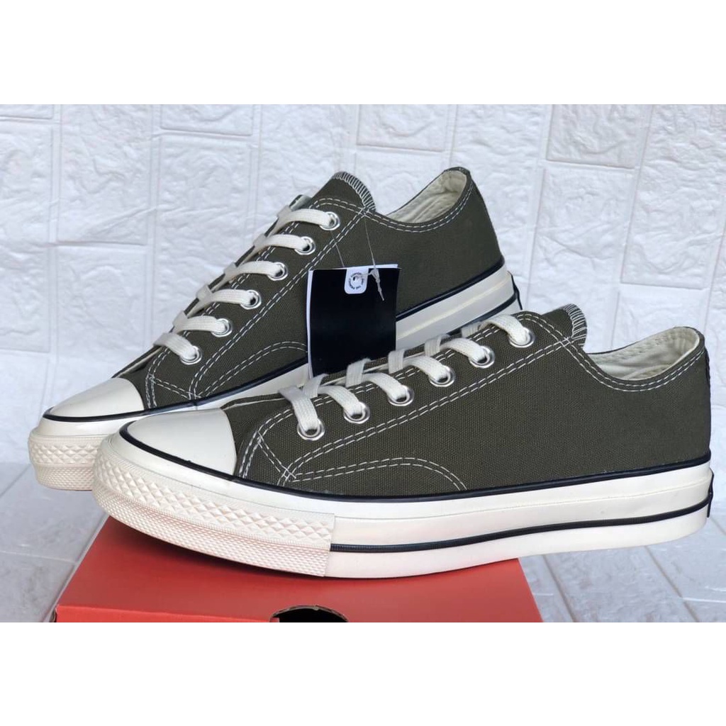 ราคาพิเศษ-รุ่นสุดฮิตขายดีรองเท้าผ้าใบหุ้มส้น-converse-firststring-1970s-repro-low-top-สีเขียวขี้ม้า-ส่งด่วน-ส่งเร็ว
