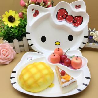 ภาพหน้าปกสินค้าHelloKitty บนโต๊ะอาหารสร้างสรรค์เด็กเด็กจานชาม 9.8 นิ้ว ที่เกี่ยวข้อง