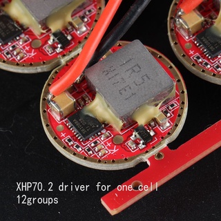 ไฟฉายไดร์เวอร์ XHP70.2 XHP70.3 HI สําหรับ 4 โหมด 12 กลุ่ม