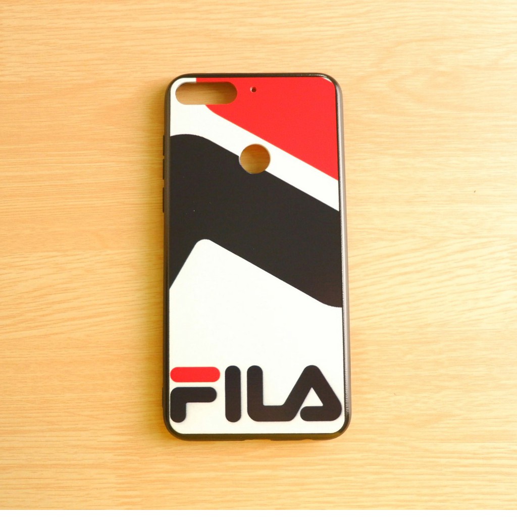 huawei-y6-prime-y7-pro-y9-2018-เคสขอบนิ่มเส้นนูน-fila