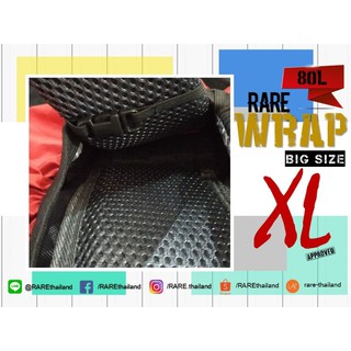 ภาพขนาดย่อของภาพหน้าปกสินค้า80L RARE WRAP V.3 XL ผ้าคลุมเป้กันฝน กันเลอะ กันรอย สีแดง จากร้าน rarethailand บน Shopee ภาพที่ 6