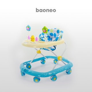 Baoneo Toys รถหัดเดิน รถหัดเดินหมี หัดเดินเด็ก รถหัดเดินเด็ก มีเสียงดนตรี+ไฟ ปรับระดับได้ สีสันสดใส