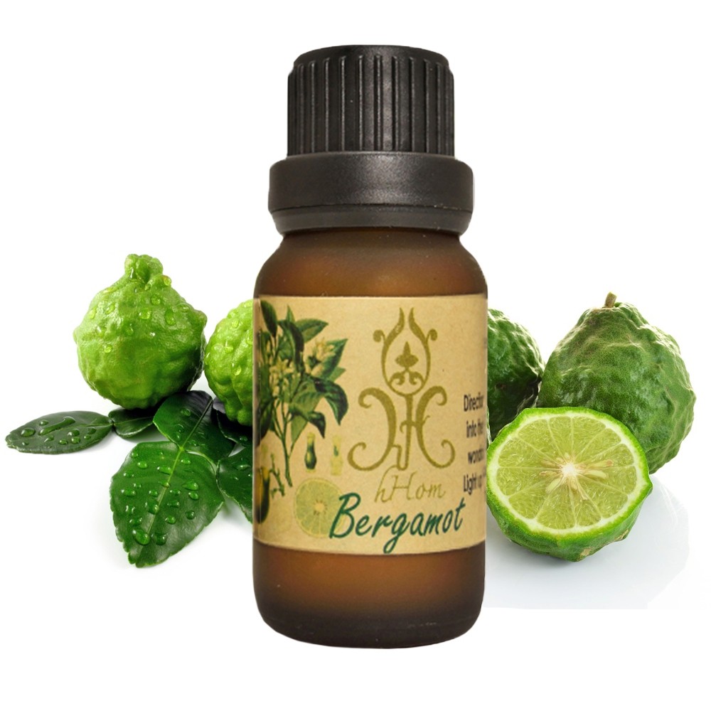 Essential Oil น้ำมันหอมระเหย กลิ่น มะกรูด Bergamot 15ml Shopee Thailand