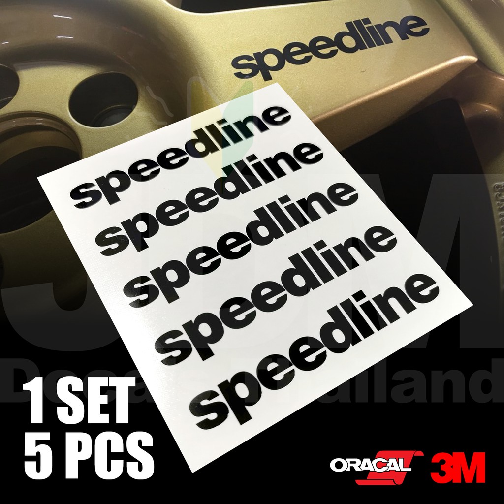 สติ๊กเกอร์ ติดล้อ SPEEDLINE | Shopee Thailand
