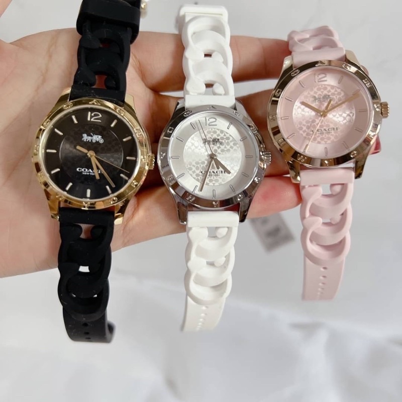 ภาพหน้าปกสินค้า️ แท้ % COACH WOMEN MADDY RUBBER WATCH จากร้าน paradisebrand บน Shopee