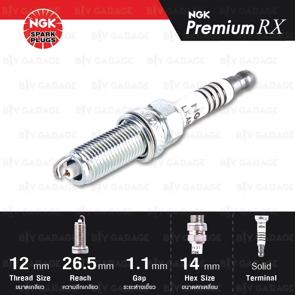 ngk-หัวเทียน-premium-rx-ขั้ว-ruthenium-lkar6arx-11p-3-หัว-ใช้สำหรับ-nissan-march-almera-made-in-japan