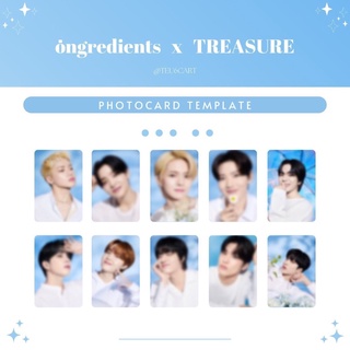 พร้อมส่งการ์ด OnGredients x Treasure หายาก การ์ดเด็กสมบัติ ฮารุโตะ จุน จองอุ โยชิ อาซาฮิ จีฮุน โดยอง แจยอก พิซอก จองฮวาน