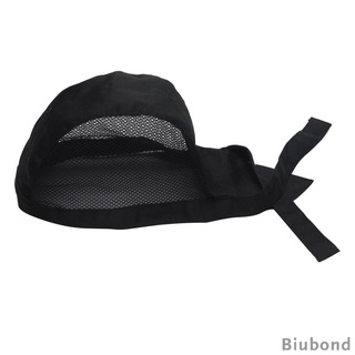 [biubond] หมวกเชฟ ระบายอากาศ ที่คาดผม บริการอาหาร ตาข่ายคลุมผม หมวกทํางาน สําหรับร้านอาหาร เชฟ