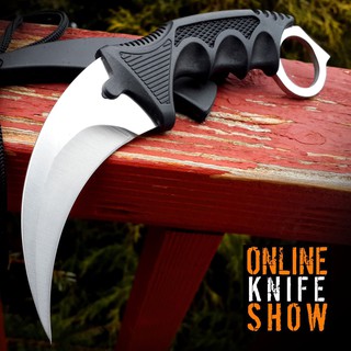 Karambit Knife มีดสั้น มีดปา มีดเดินป่า Knives มีดต่อสู้ Knife fight มีดพก Pocket มีดพับ Folding knife รุ่น 23 C-12