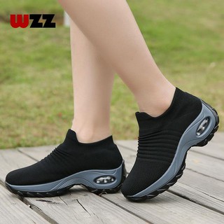 สินค้า WZZ รองเท้าสลิปออน รองเท้าผ้าใบ  รองเท้าลำลอง รองเท้าเกาหลี สำหรับผู้หญิง